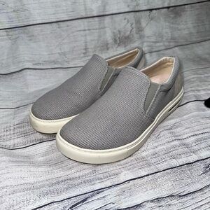 Birkenstock Oswego Slip-On sneakers in Gray Canvas and Suede size 8